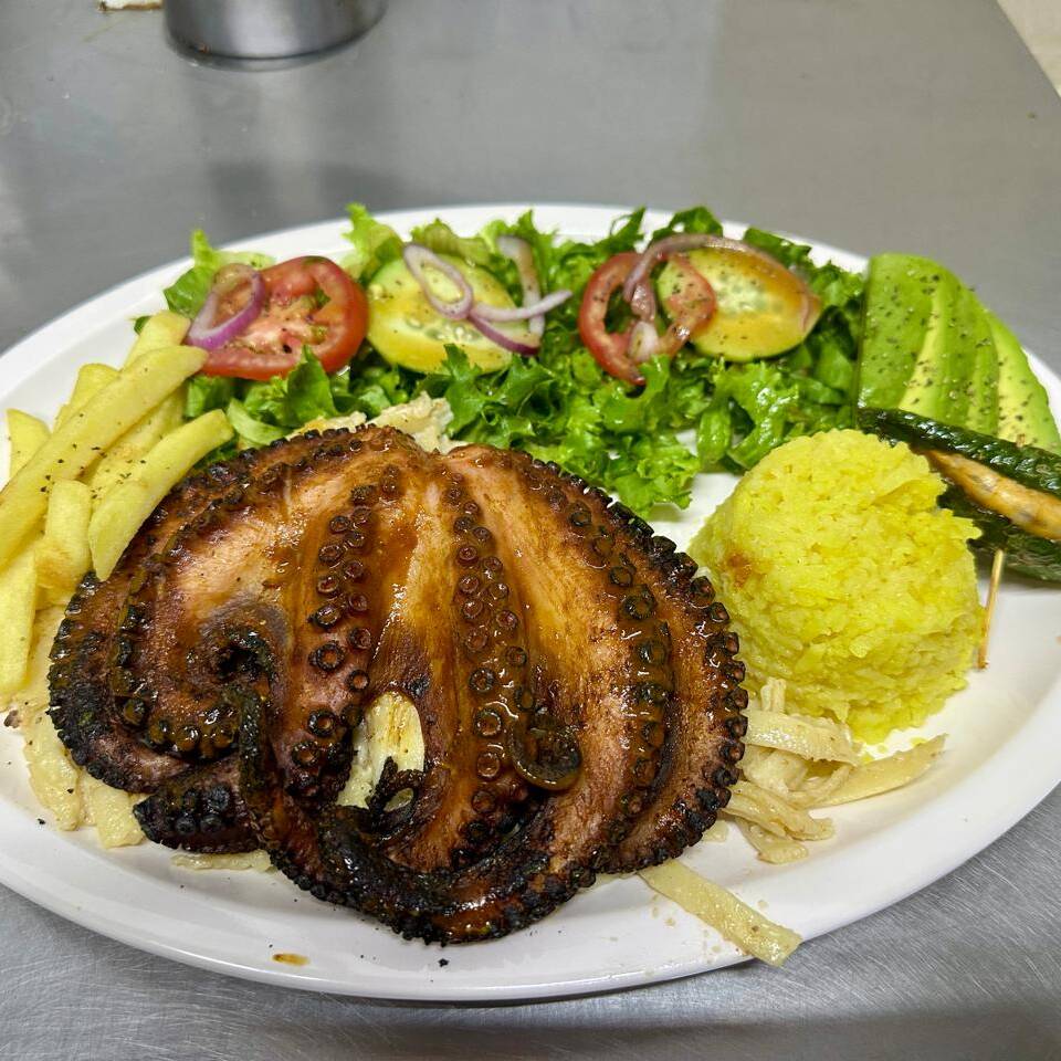 Pulpo Zarandeado