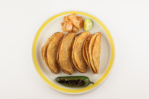 Taco Dorado de Barbacoa