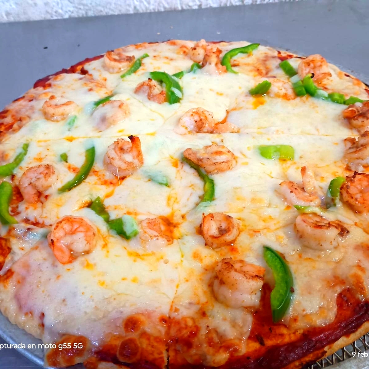 Pizza Grande Camarón