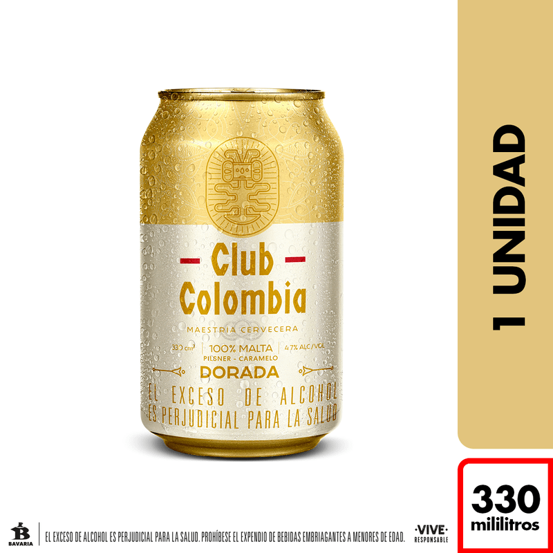 Cerveza Club Colombia unidad