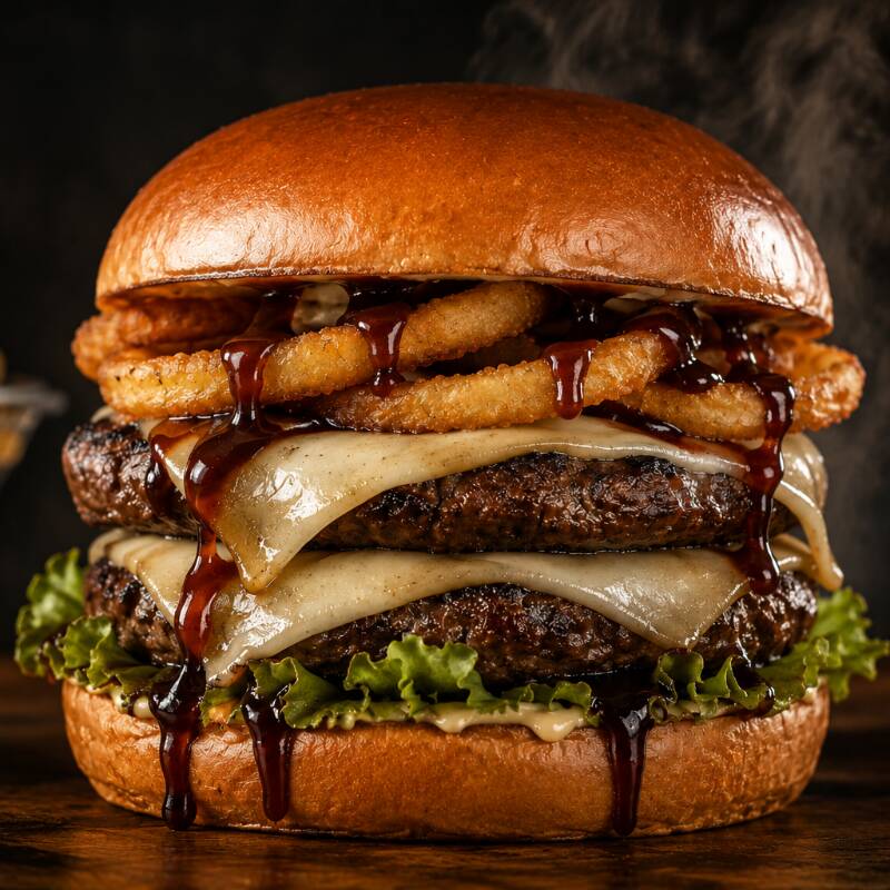 Burger 21 con Papas a la Francesa