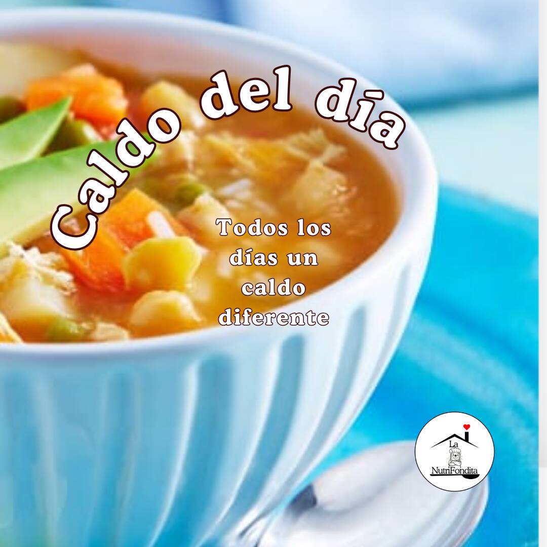 Medio litro de caldo de pollo al curry