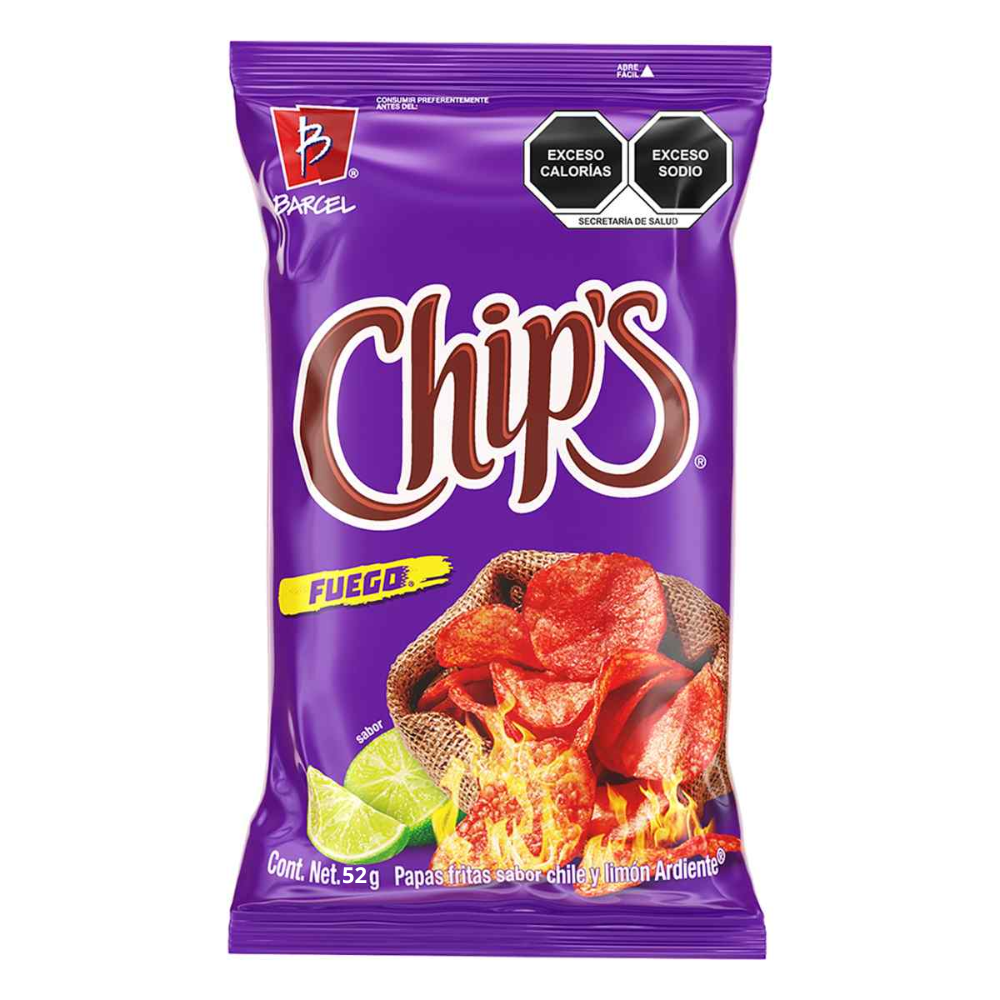 Chips Papas Fuego 52g