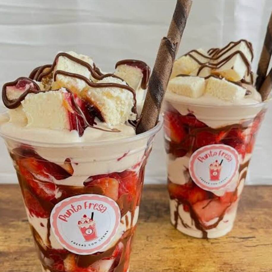 FRESAS CON CREMA 1LT