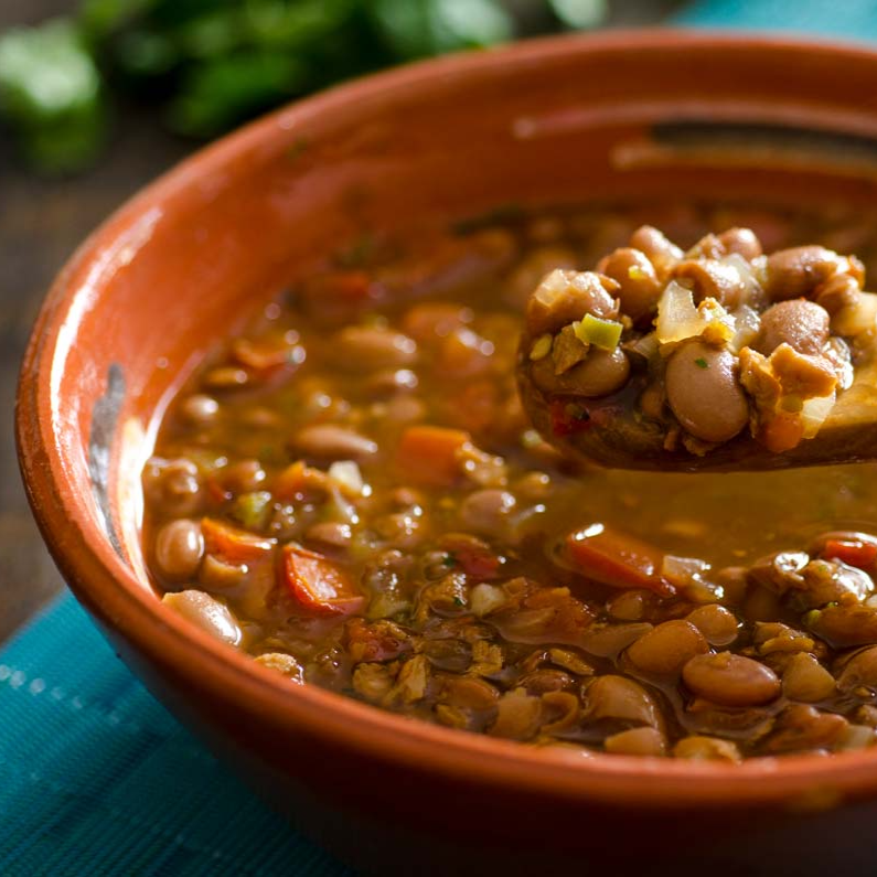 Frijoles Charros Sencillos, 1/2
