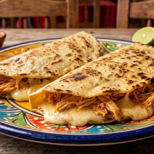 QUESADILLA DE MAIZ DE POLLO