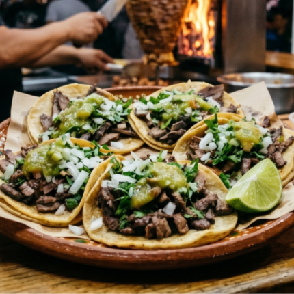 Órdenes de Arrachera 5 Tacos