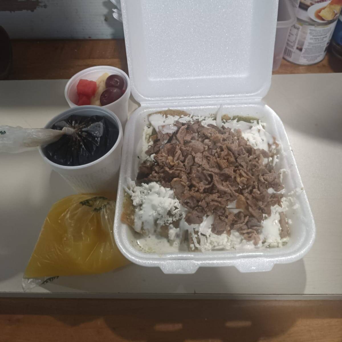 Paquete Chilaquiles Verdes con Bistec
