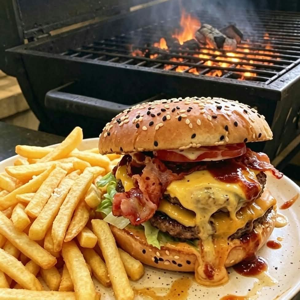 Hamburguesa Doble Brasa Fogonera