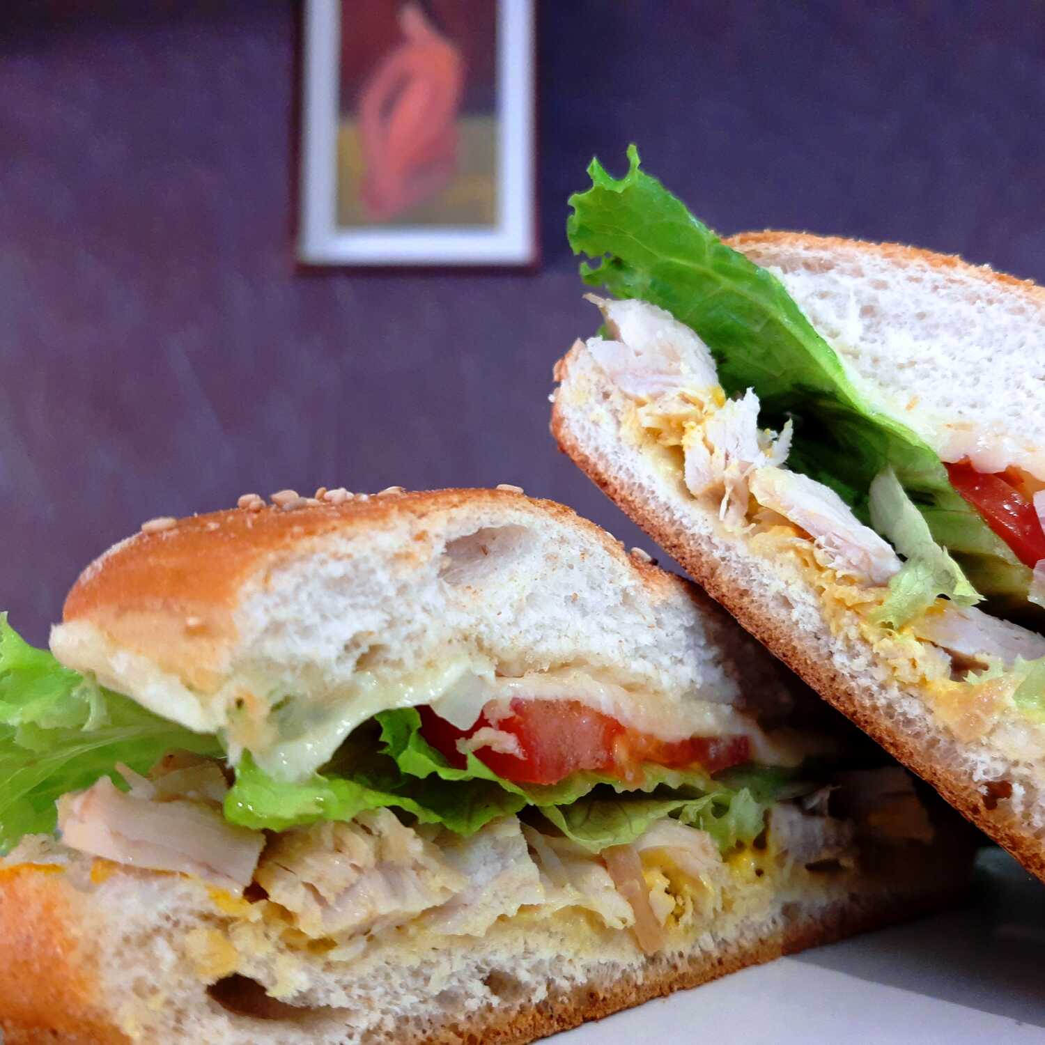 Baguette de pollo