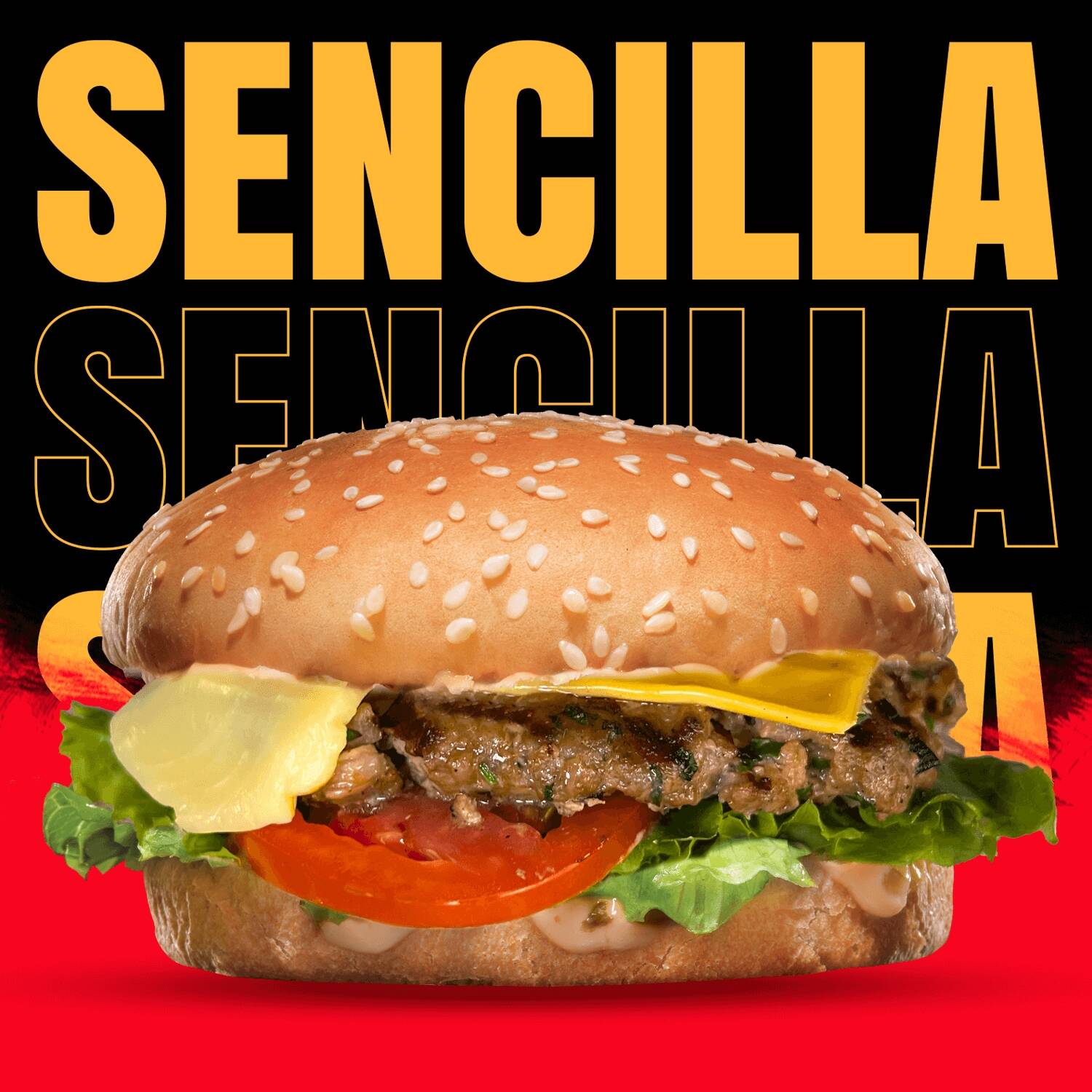 Hamburguesa Sencilla