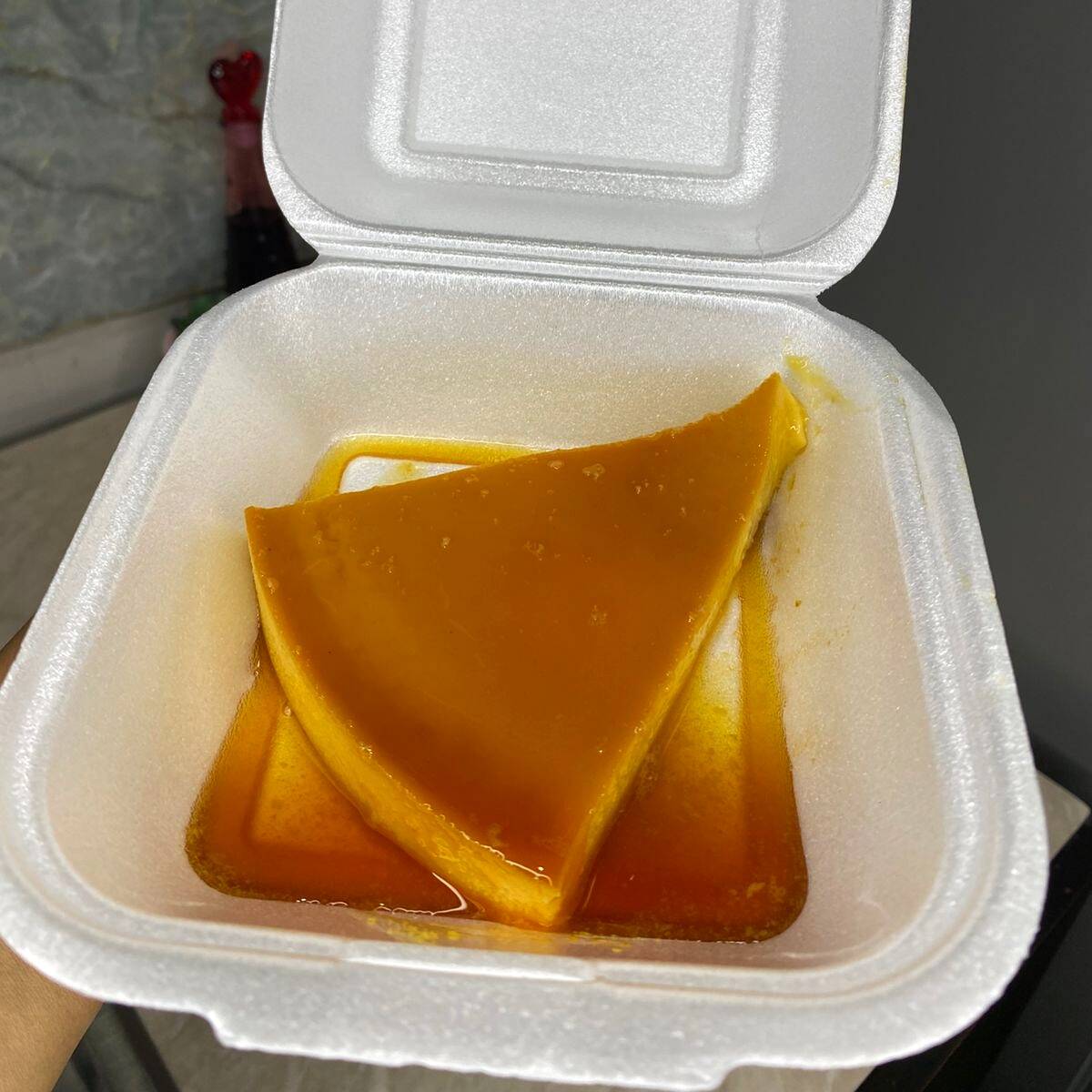 Rebanada Flan Napolitano Cremoso
