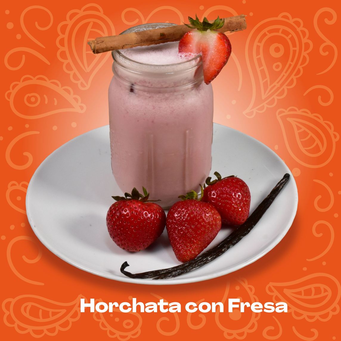 Horchata con Fresa
