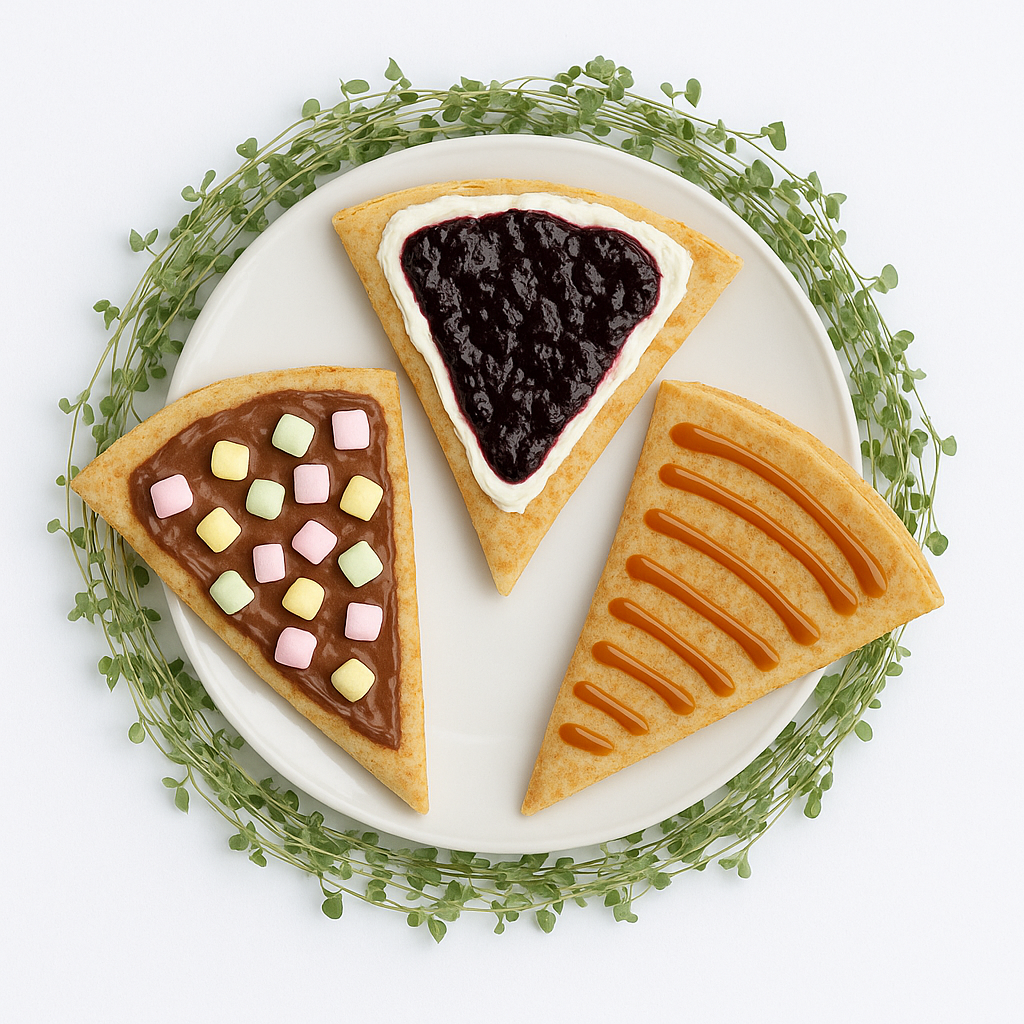 Combo tres crepas combinadas