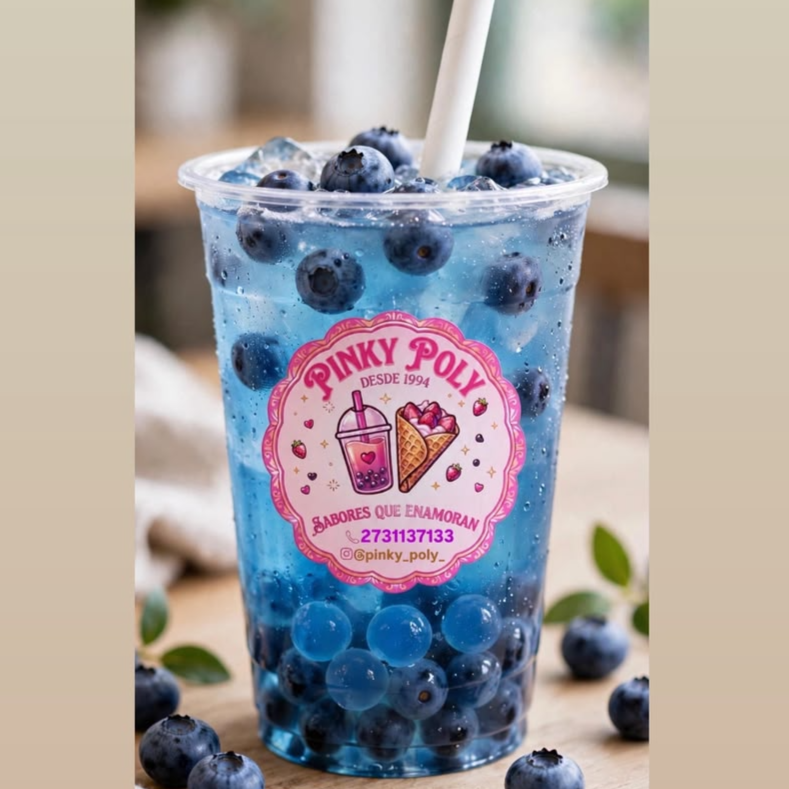 Pinky Bobba Blueberry