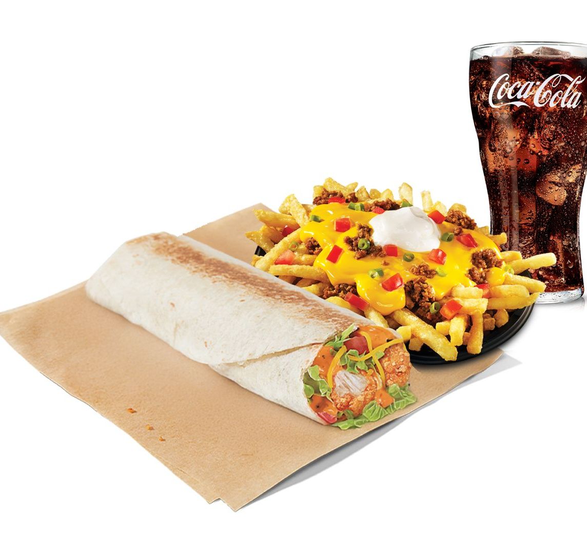 Combo Supreme Crispy Chicken Burrito