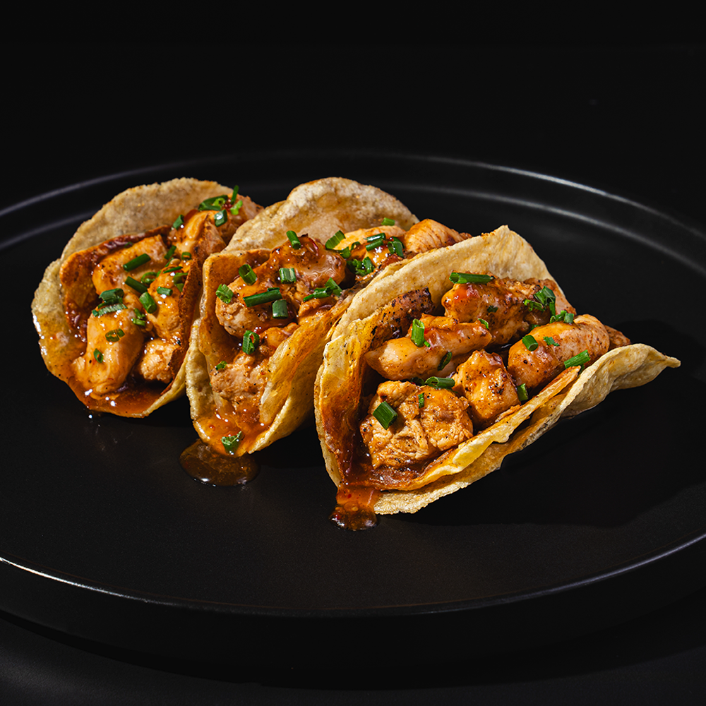 Taco Tinga de Pollo X 3