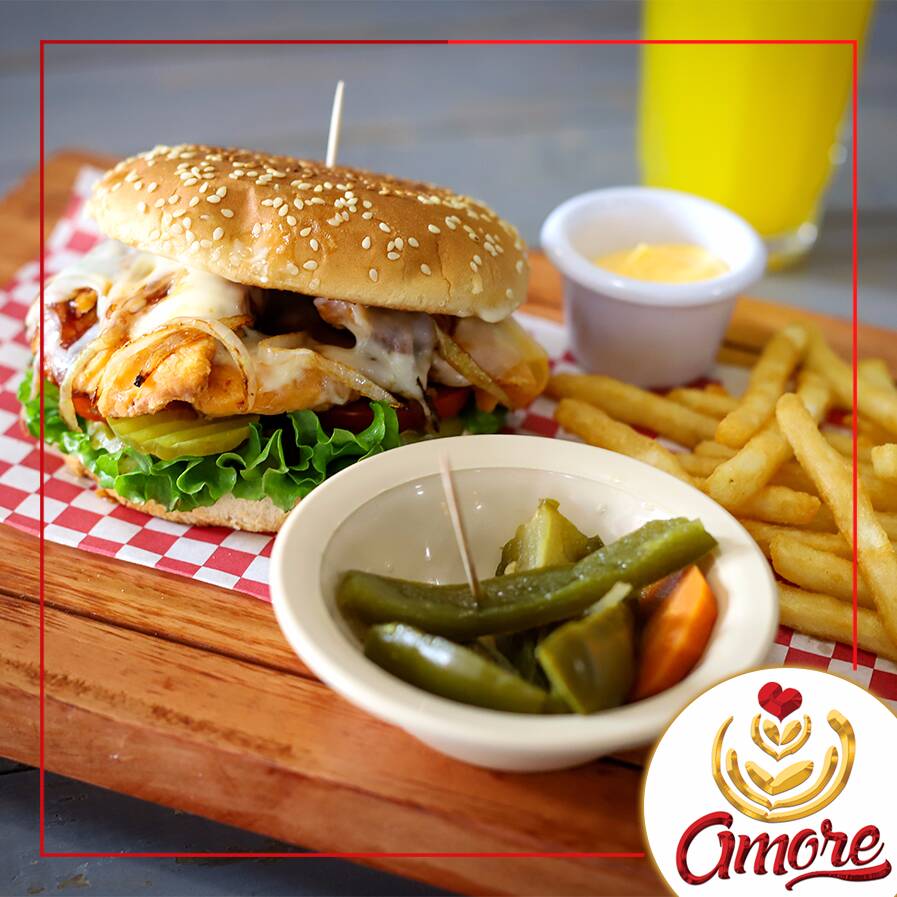 Hamburguesa Crujiente de Pollo