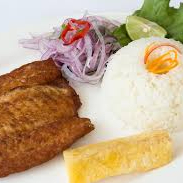 Picuda frita con Sopa y Limonada