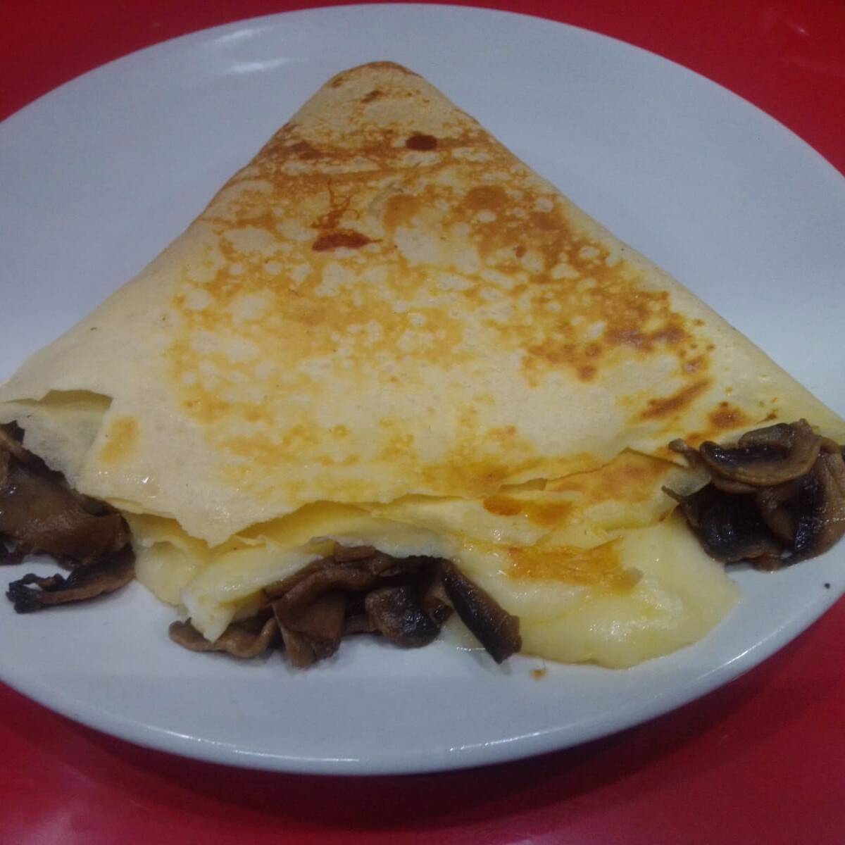 CREPA SALADA con Champiñones