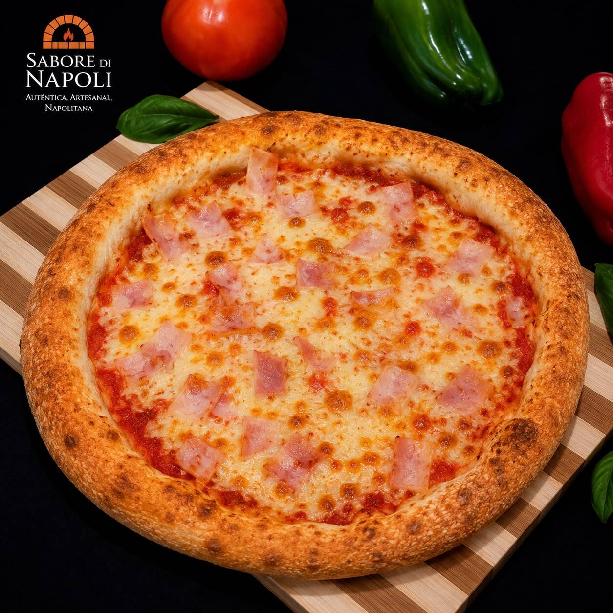 Pizza de Jamon y Queso