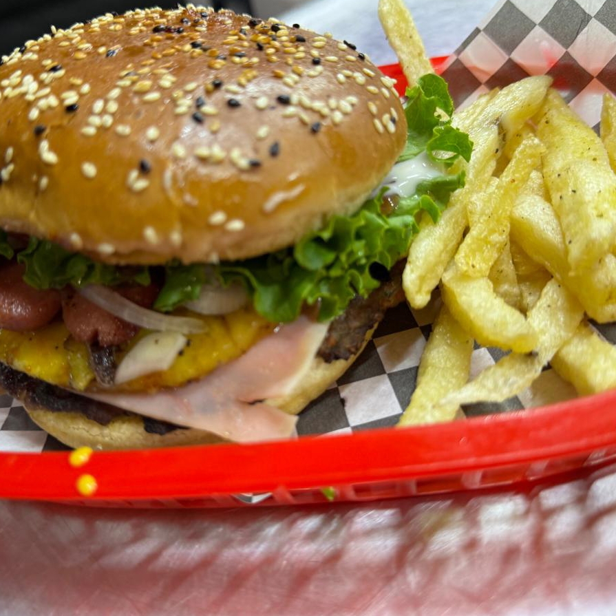 Hamburguesa Hawaiana
