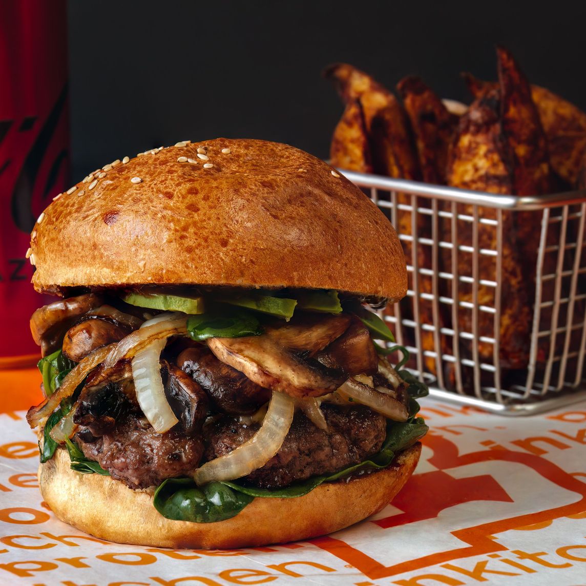 Mushroom Swiss Burger 225gr