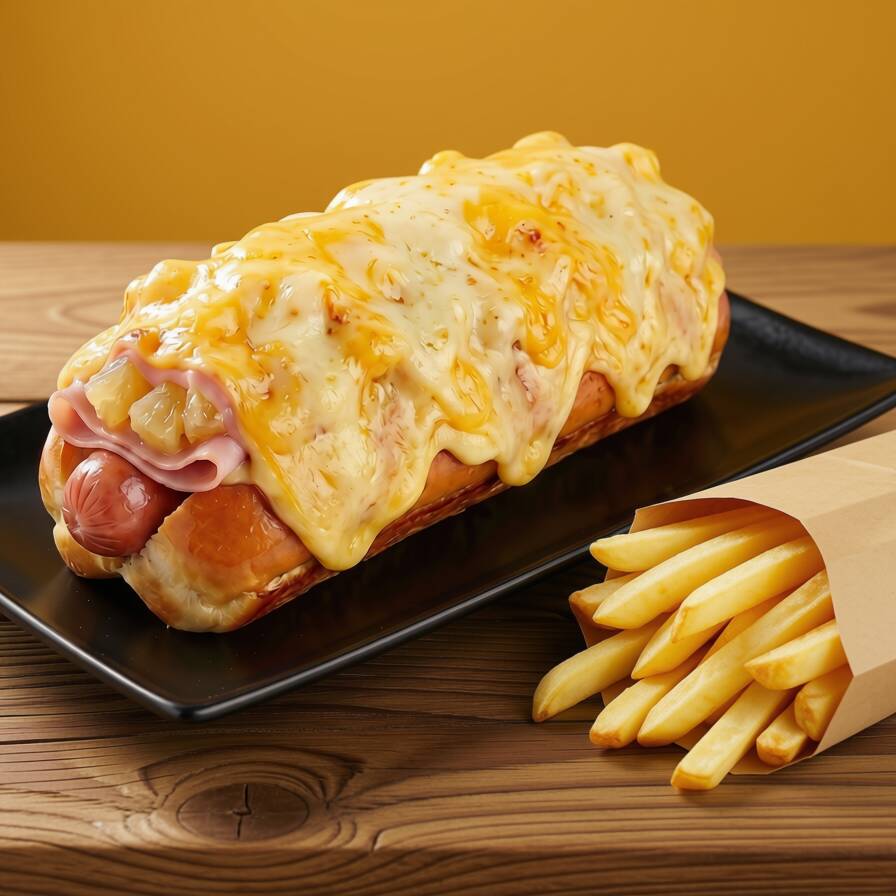 Perro Tropical + Papas