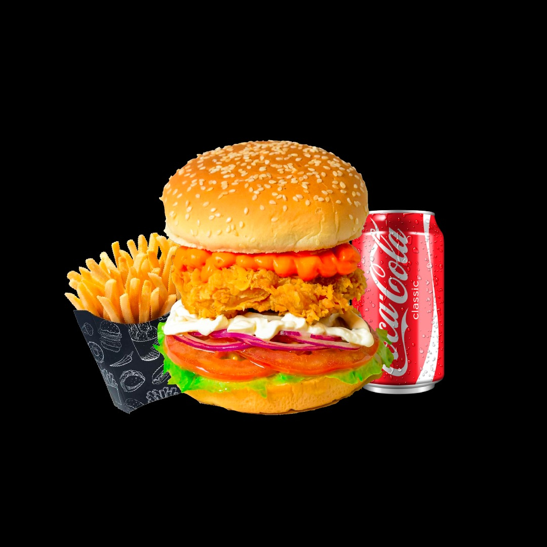 Chicken 2 + Batata + Uma COCA em Lata