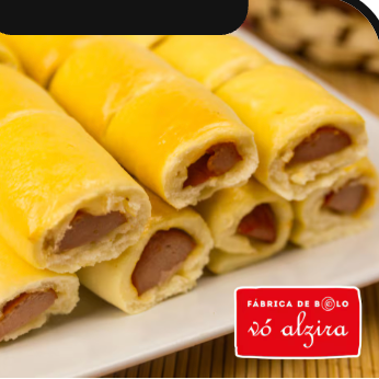 Assado e congelado, basta levar ao forno. Contém 15 unidades. Imagem meramente ilustrativa. Serve 3 Pessoas.