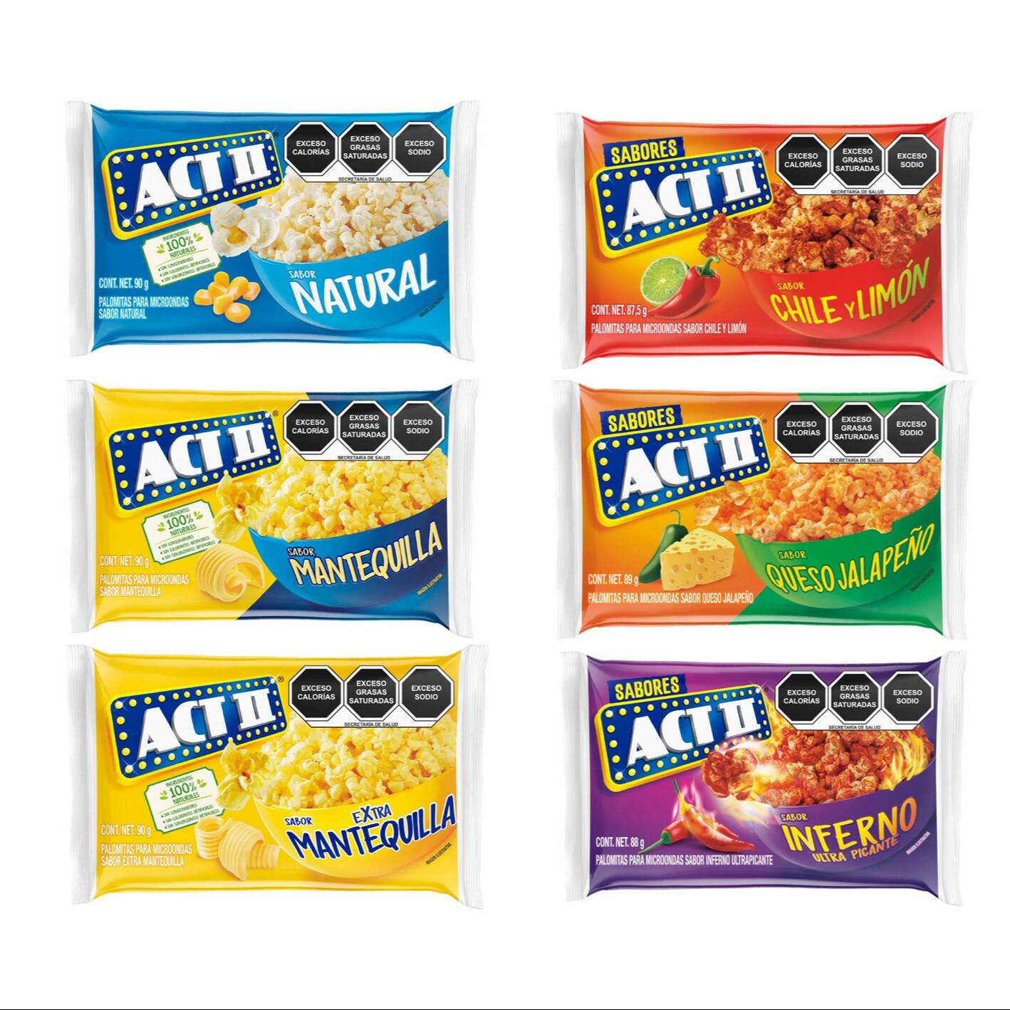 Palomitas para Microondas ACT II