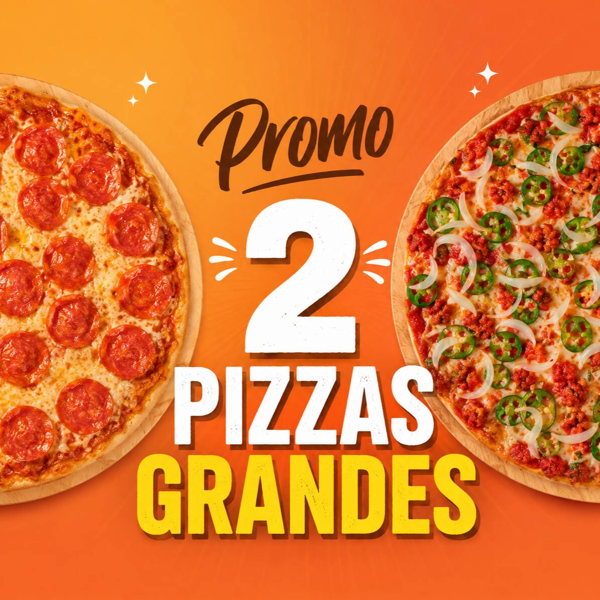 Promo 2 Pizzas Grandes