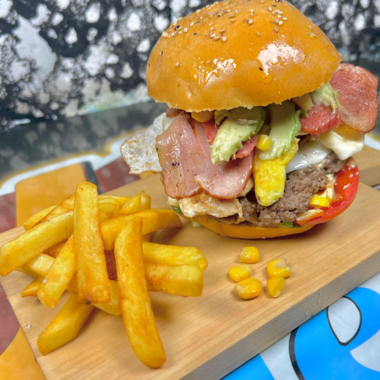 hamburguesa parrilla jj