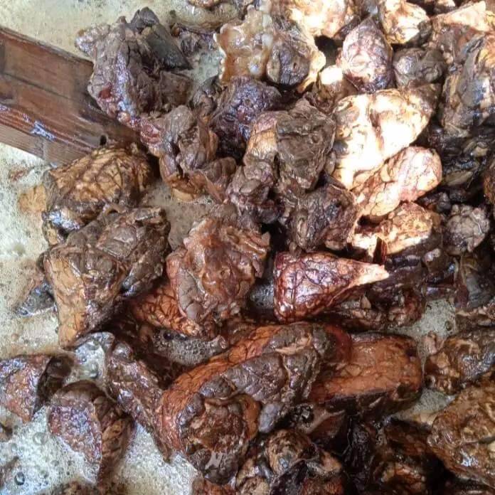 1/2kilo de bofe de res