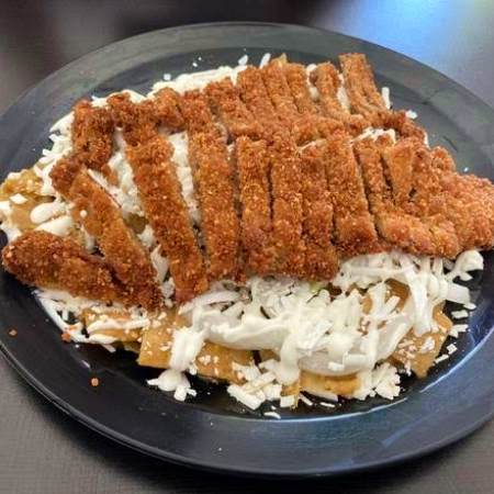 Combo Chilaquiles con Milanesa + Refresco