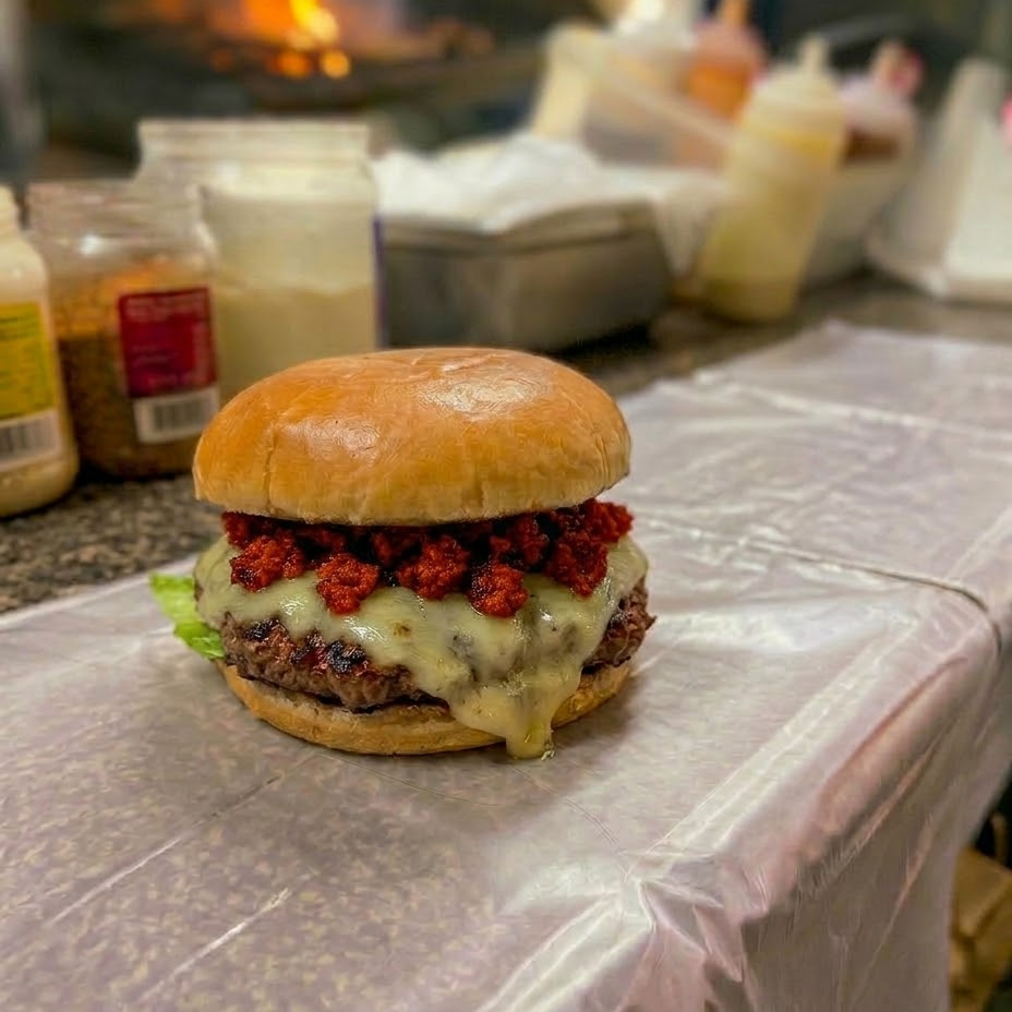 Hamburguesa Sencilla con Longaniza