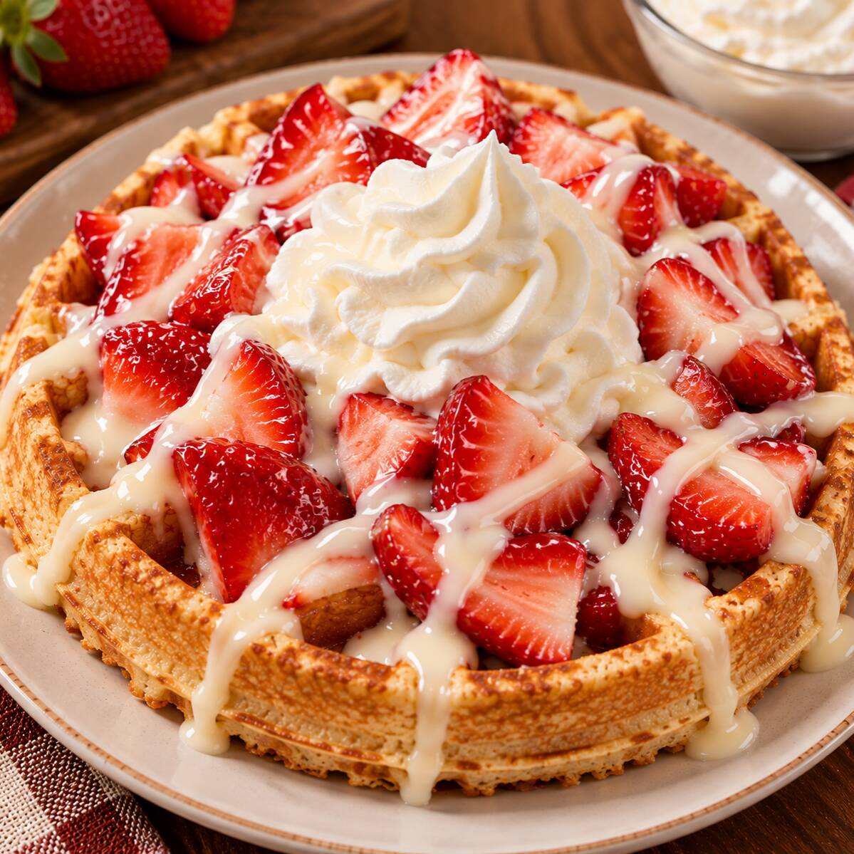 Fresa con Crema