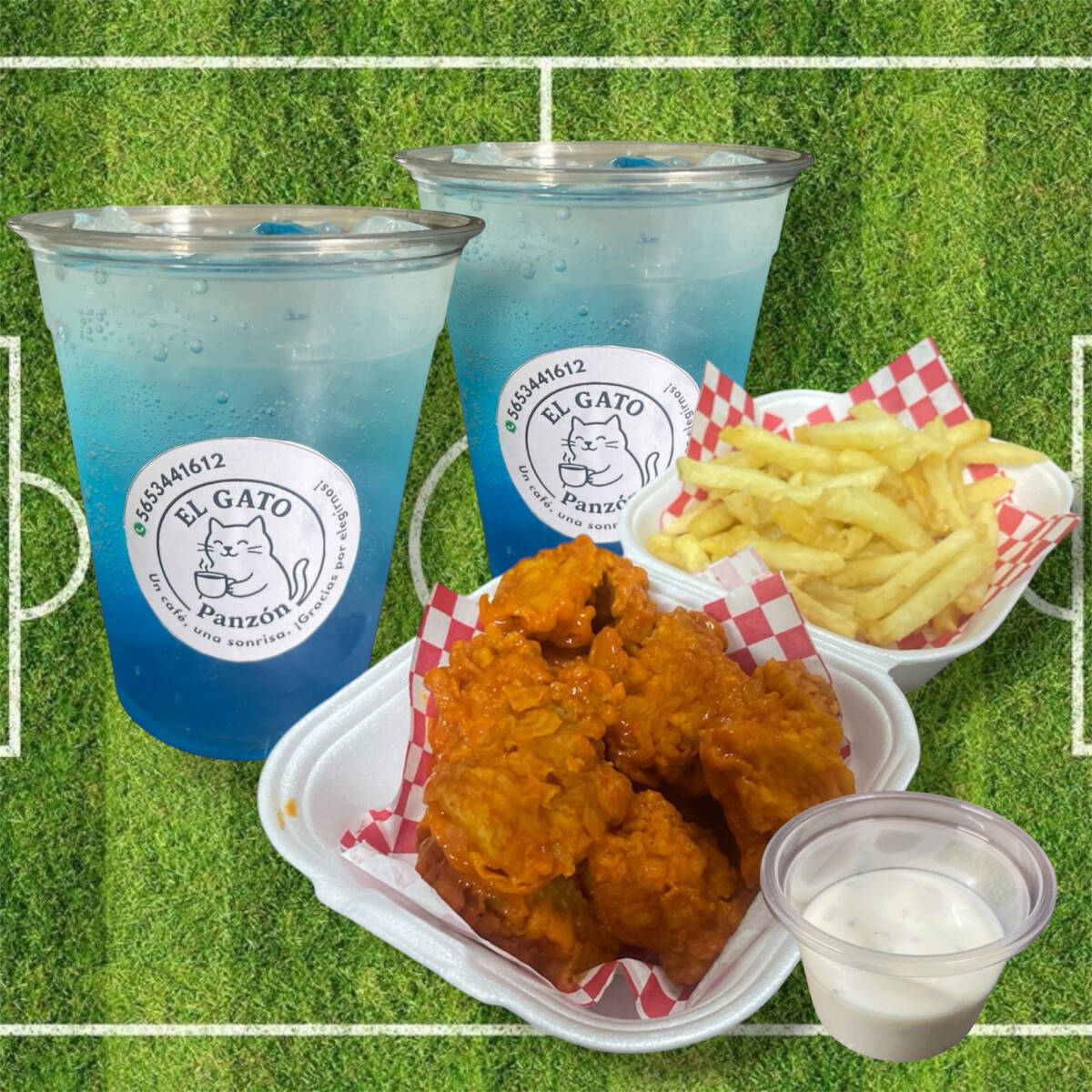 500 Grs Boneless, Papas y 2 Sodas Italianas