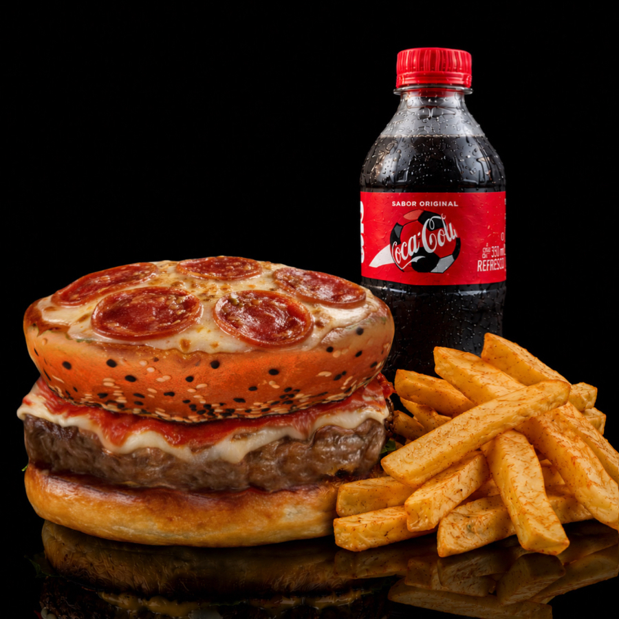 Combo -Pizzager +Papas Con Especias + Refresco