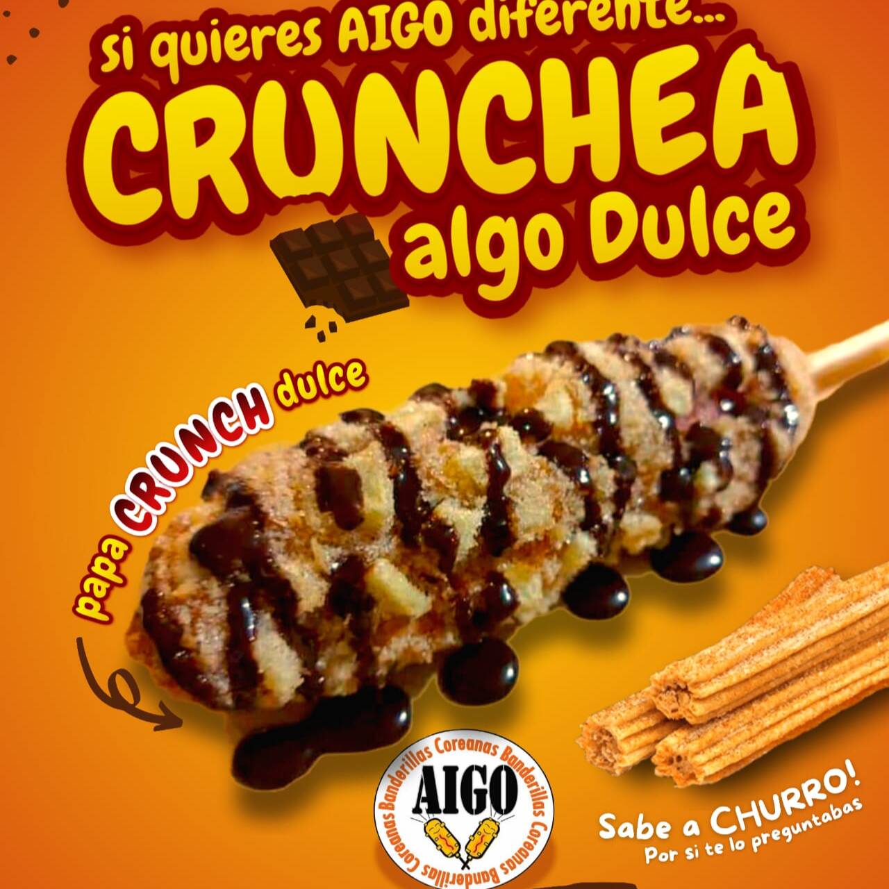 Papa Crunch Dulce