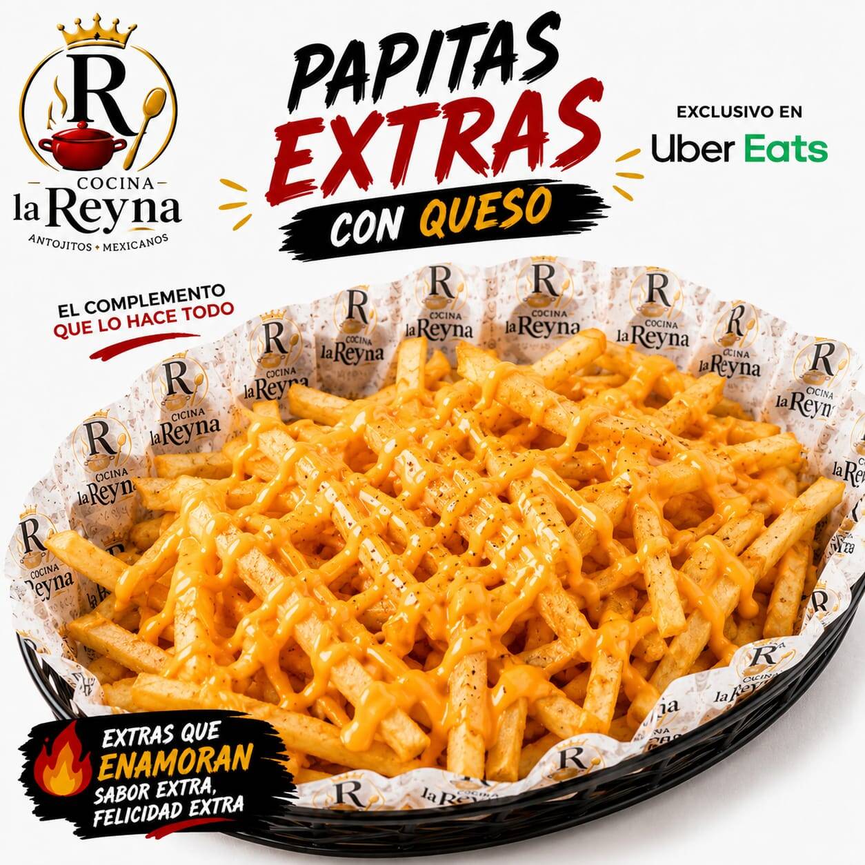 Papitas con Queso Deliciosas 185g