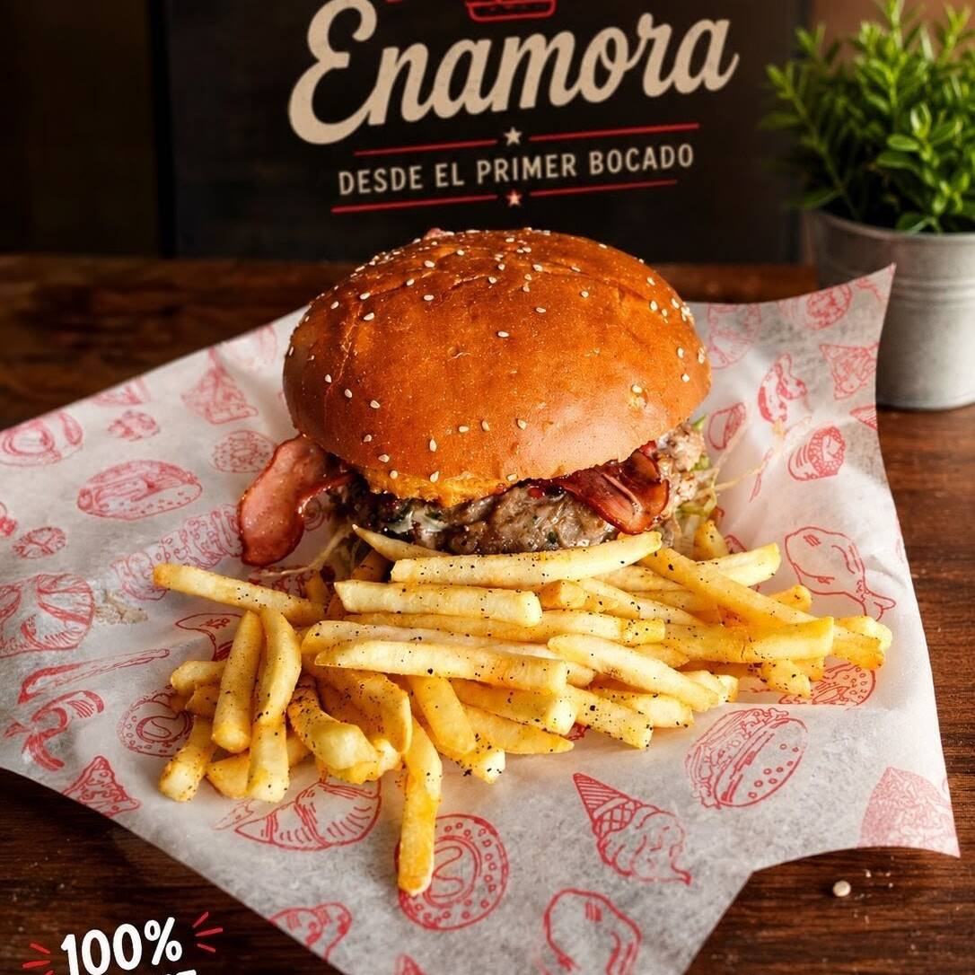 Pork burger