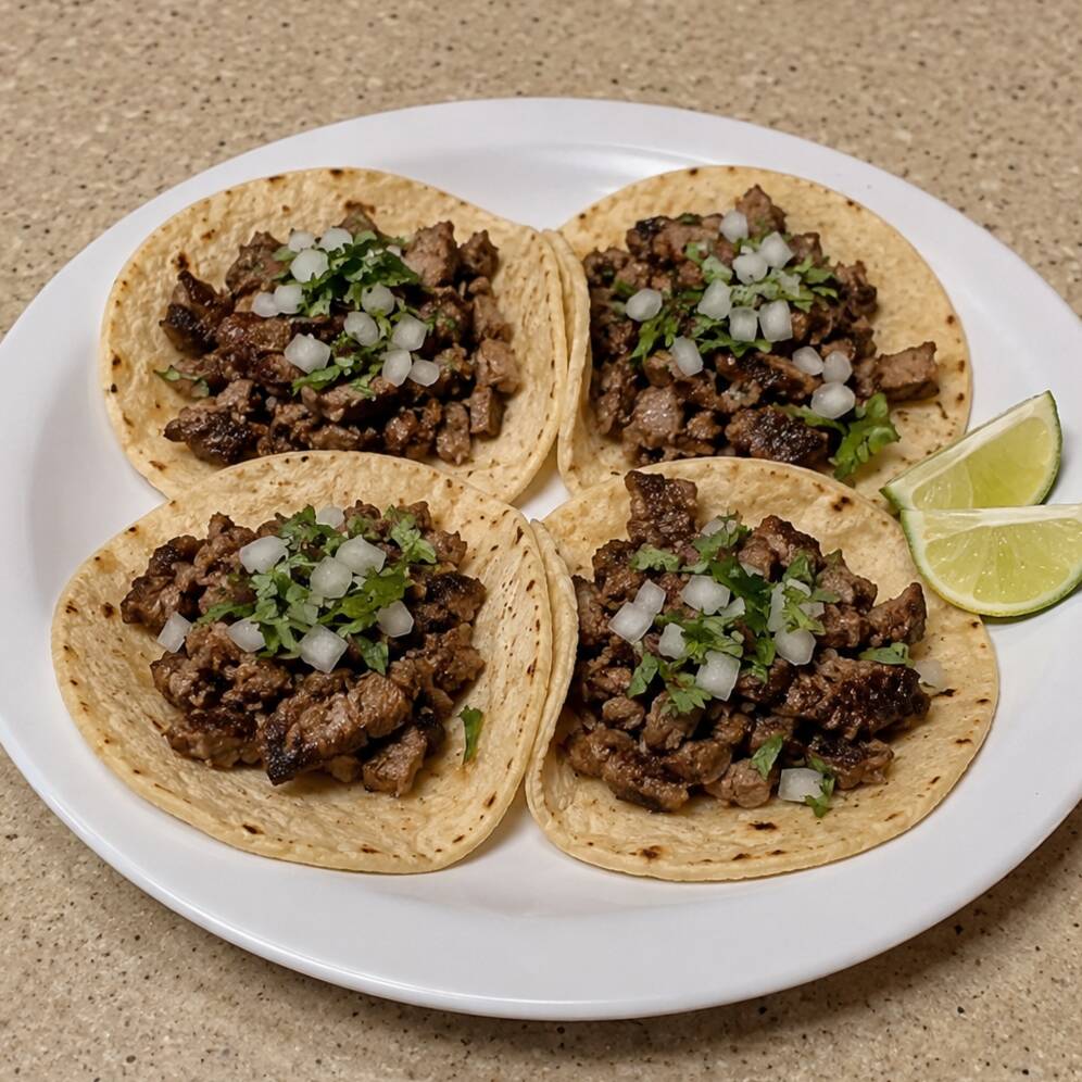 3 TACOS + 1 QUESADILLA + 1 TACO DE FRIJOL