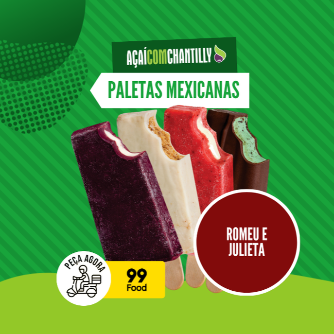Deliciosa paleta mexicana de queijo com goiabada !