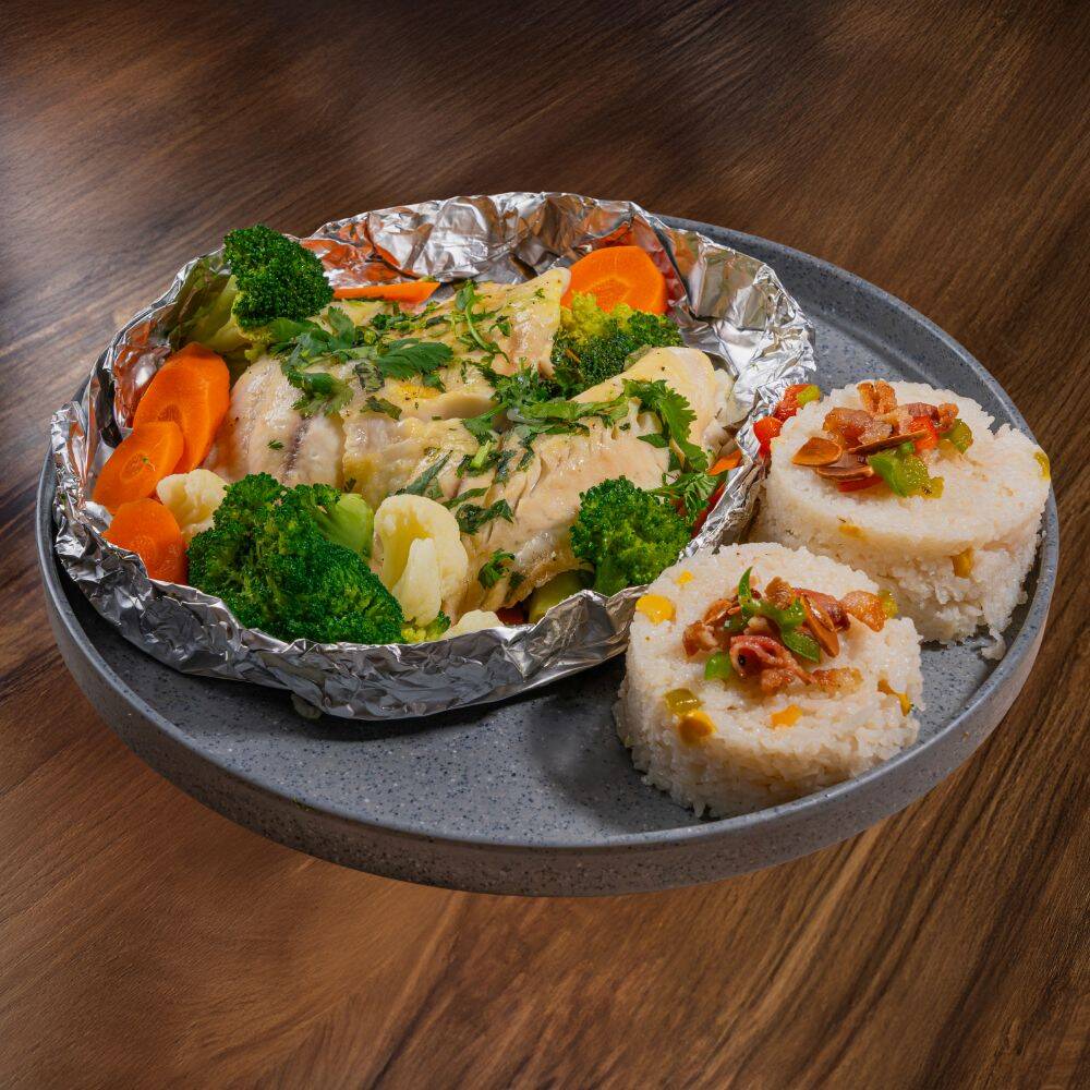 Filete Light con Verduras al Vapor