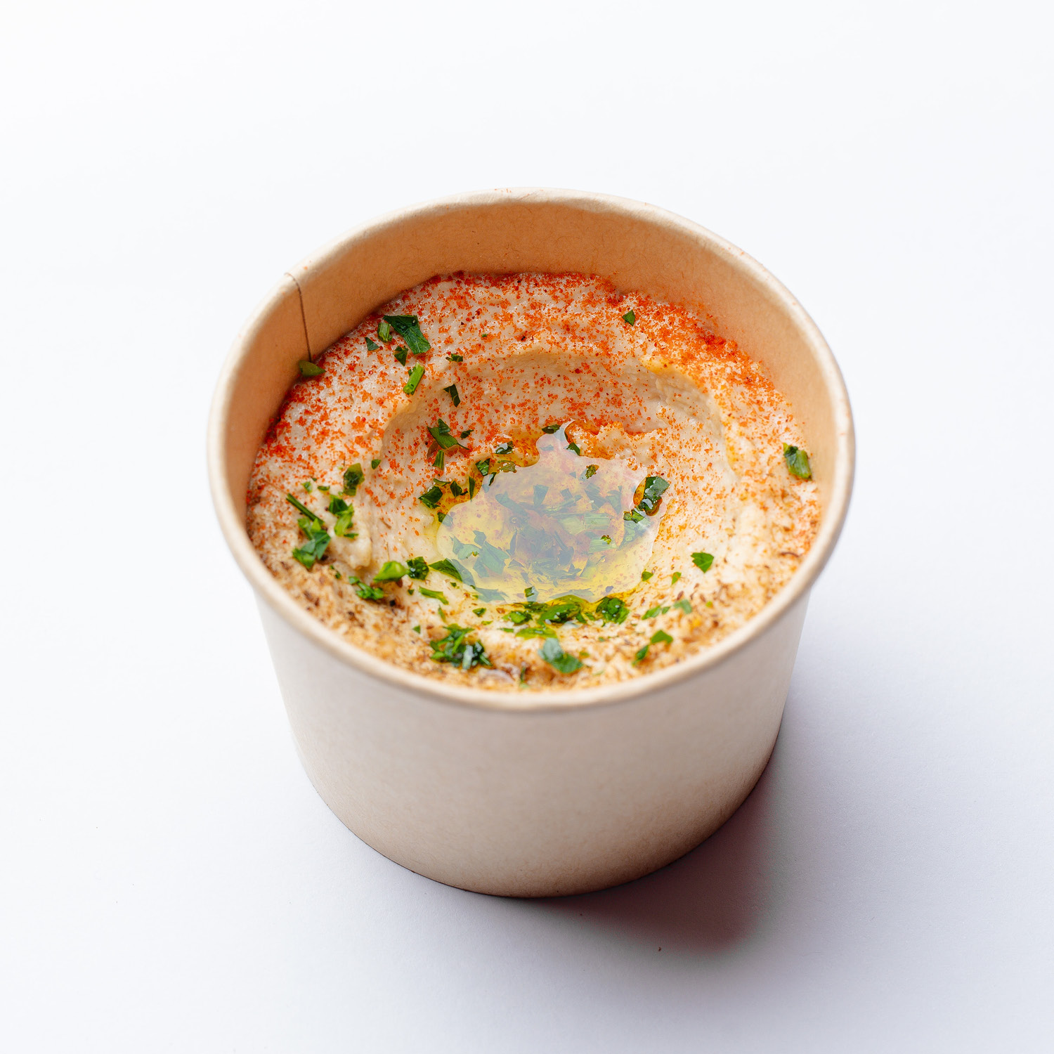 PASTA DE GRÃO DE BICO, TAHINE, LIMÃO SICILIANO E ESPECIARIAS. VEGANO. CONTÉM OLEAGINOSAS.