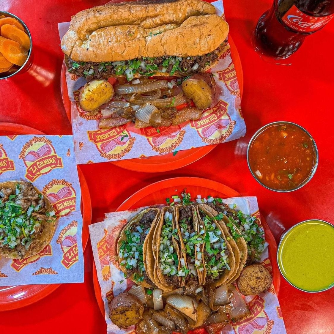 Combo-Comelón 5 Tacos + Torta