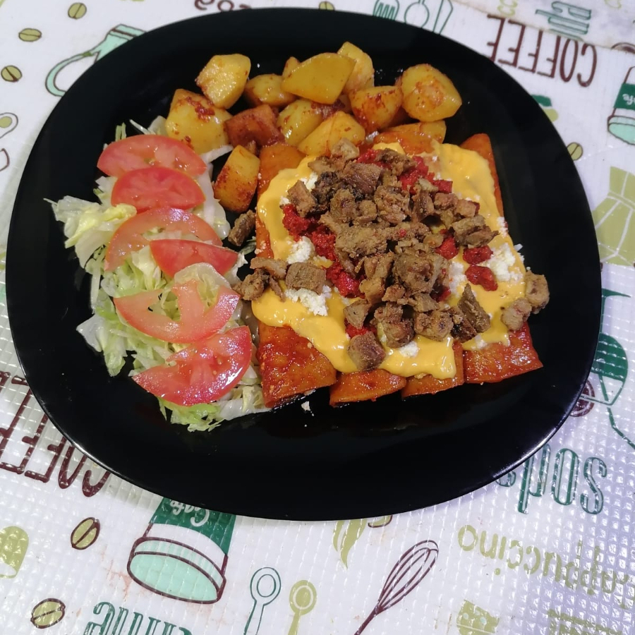 enchiladas super cheese con carne