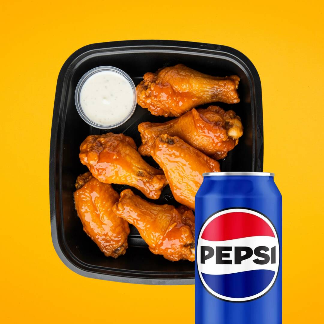 COMBO 5 Alitas + 1 PEPSI 355ml