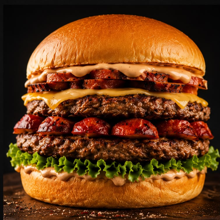 2x1 en Hamburguesa Trifásica